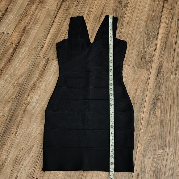 Rachael G Stretch Dress with Thick Straps in Black - Picture 10 of 12